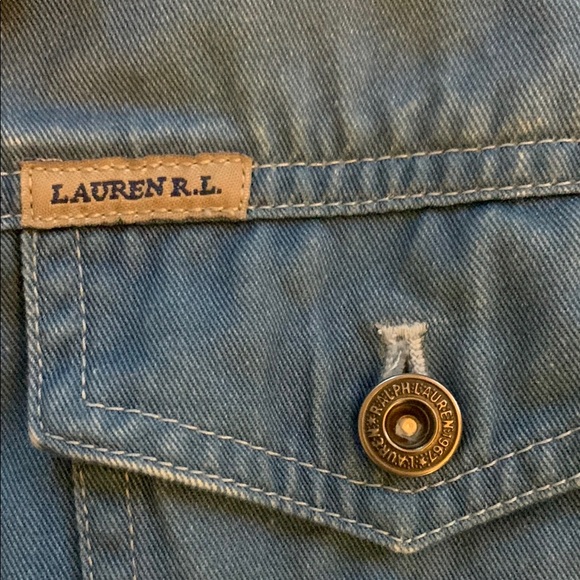 Ralph Lauren Light Blue Jean Jacket - Picture 4 of 5